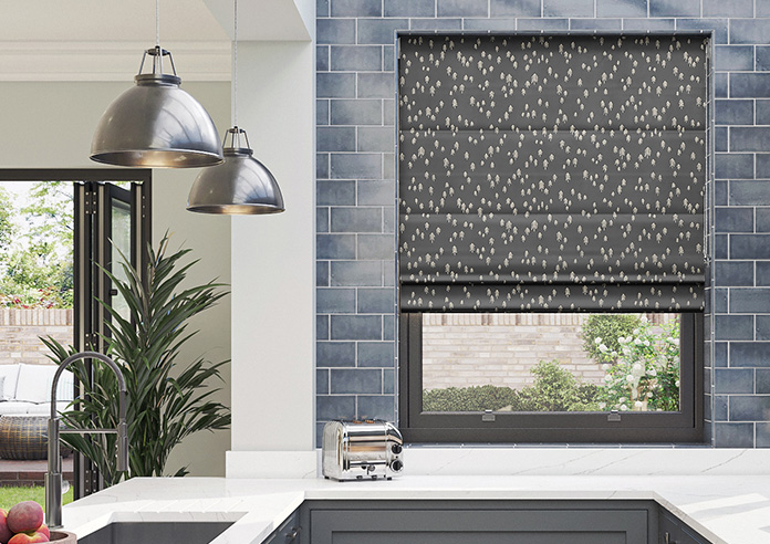 Norrland, Charcoal - Roman Blind - Image 3